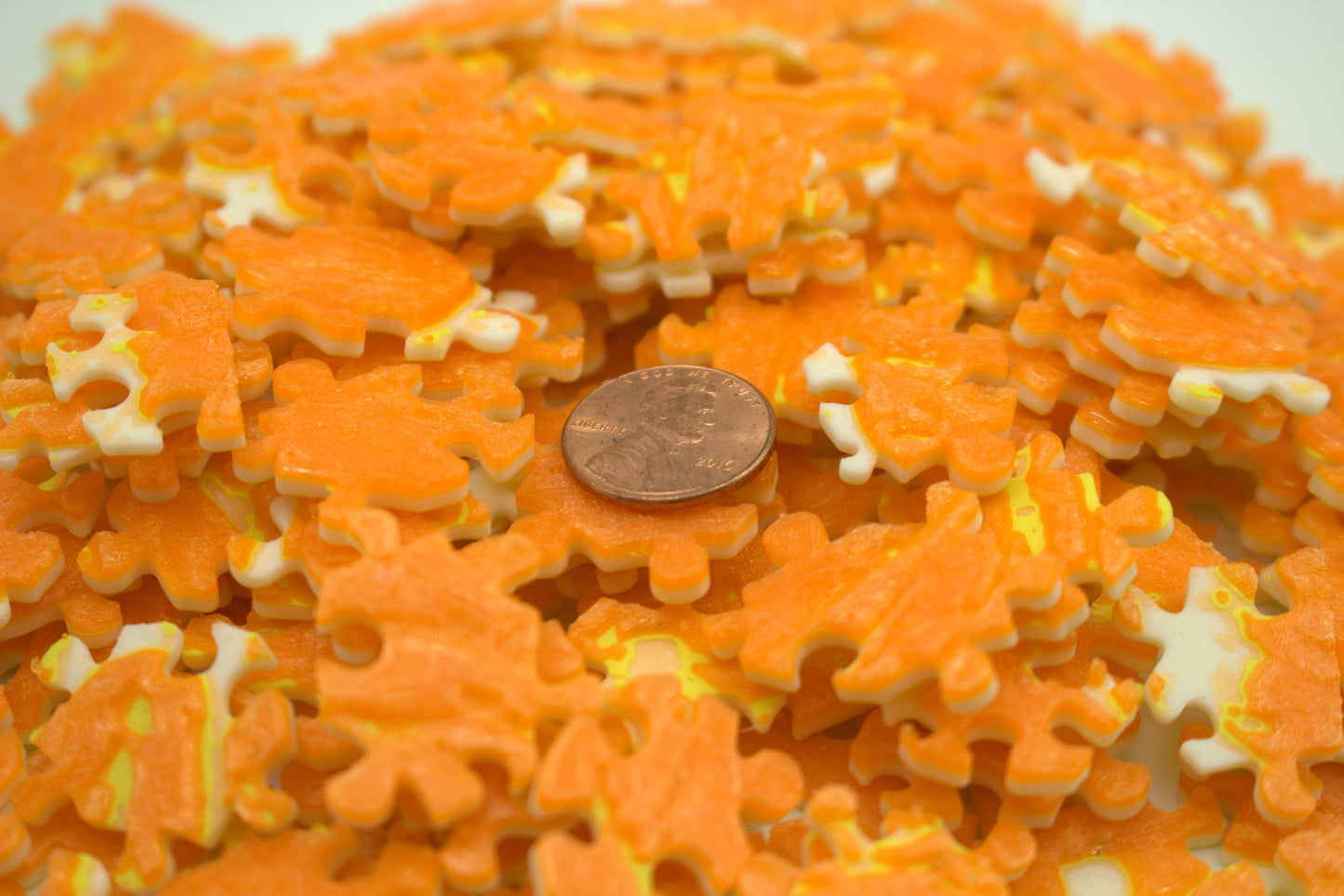 Orange Slice Textured Jigsaw Puzzle