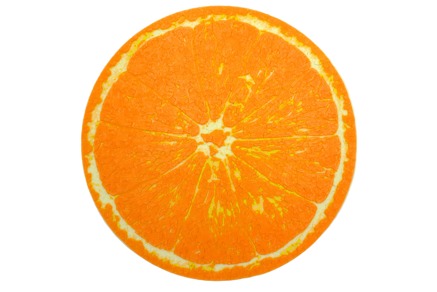 Orange Slice Textured Jigsaw Puzzle