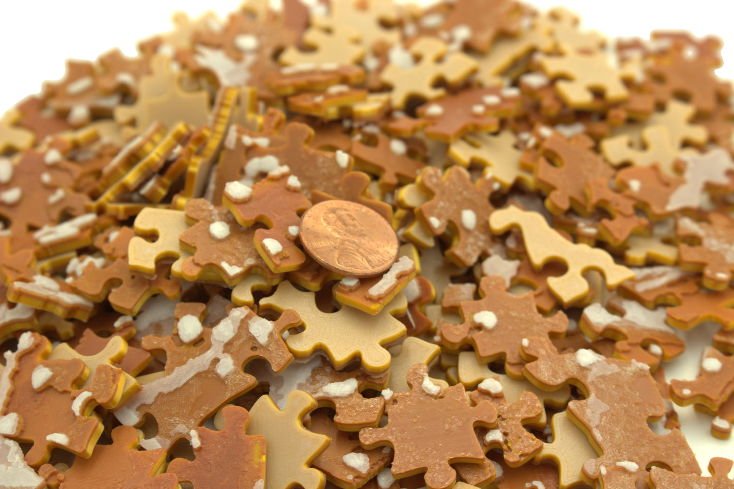 Philly Soft Pretzel Textured Jigsaw Puzzle